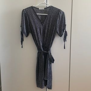 Paper Crane Wrap Dress